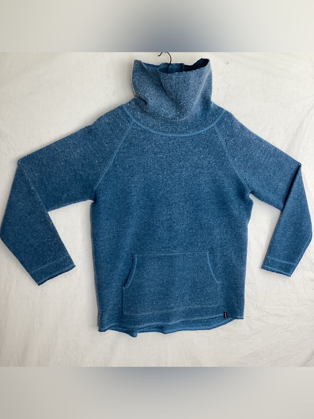 Duckworth Women's Powder High Neck Sweater made in USA merino wool